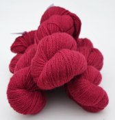 6/2-1131 Red Cerise on white wool