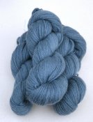 6/3-4141 Nordic Blue on white wool
