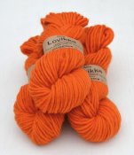 Lovikka-2121 Orange on white wool