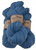 Lovikka-4141 Nordic Blue on white wool