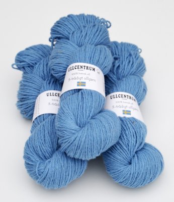 6/3-4151 Sky Blue on white wool