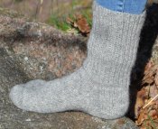 1202 Sockor, 3-trådigt garn.