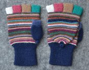 12136 Fingerless mitten cap glove