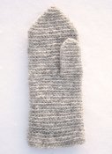 12170 Crochet mittens, 3-ply