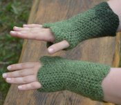 1293 Crochet open gloves