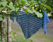 13111 Triangular crochet shawl