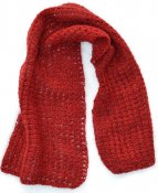 1355 Tunisian crochet scarf