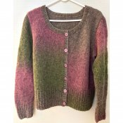 1617 Cardigan in 2-ply