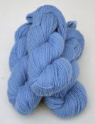 6/2-4151 Heaven Blue on white wool