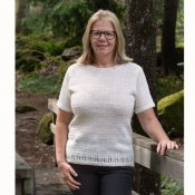2255 T-shirt med strukturränder