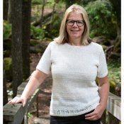 2255 T-shirt med strukturränder