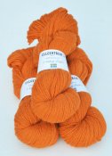 6/2-2121 Orange på vit ull (90g)