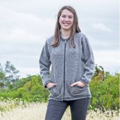 3111 - Cardigan with zipper and pockets