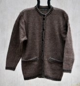 3117 - Filtad kofta med knappar