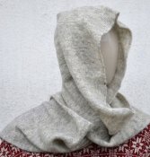 3542 - Ullscarf med huva