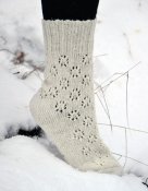 Socks white lace