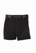 Black Wool Boxer Shorts