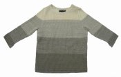 5023 - Linen sweater with 3/4-length sleeves