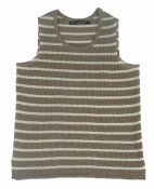 5094 - Tank top with stripes in double knit