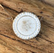 Button metal - shabby chic 18 mm