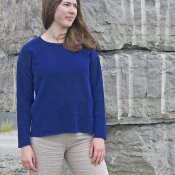 7078 - Linen sweater plain
