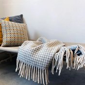 blanket, vintage merino wool