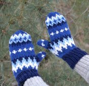 Bernie Blue Knitting Kit