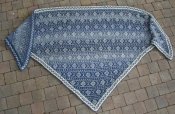 1359 Yarn kit shawl "Persnäs"