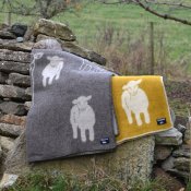 Filt Får och lamm Brun/Varmgrå