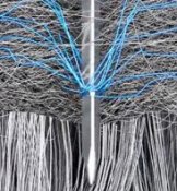 Filtnål Crown detalj