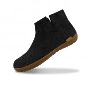 Felted Boot with rubber sole - Anthracite