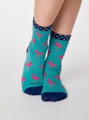 Flamingo Socks - Field green
