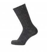 Sock ribbed thick Dark Grey