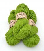 Lovikka-3141 Lime on white wool (85g)