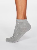 Eudora Spotty Socks - Grey Marle
