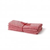 Kitchen towel, mottled red, twin pack