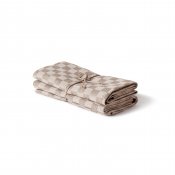 Kitchen towel "Check" natural/white twin pack