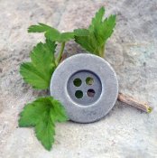 Metal button Grey 20 mm