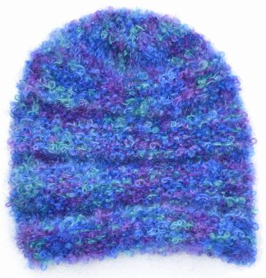 1156 Beanie in mohair bouclé