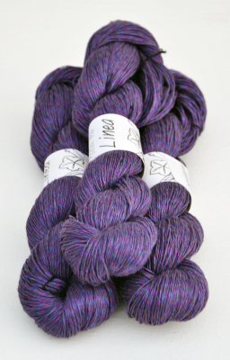 Linen yarn "Linea" - 487 Purple