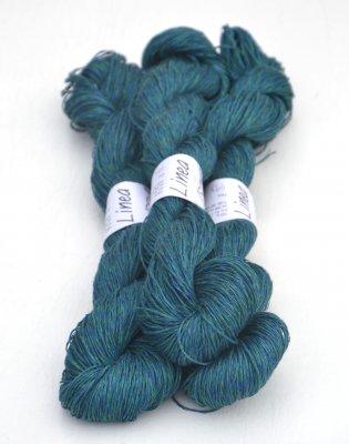 Linen yarn "Linea" - 493 Petrol