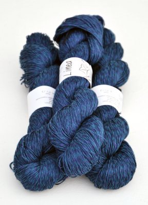 Linen yarn "Linea" - 603 Navy Blue