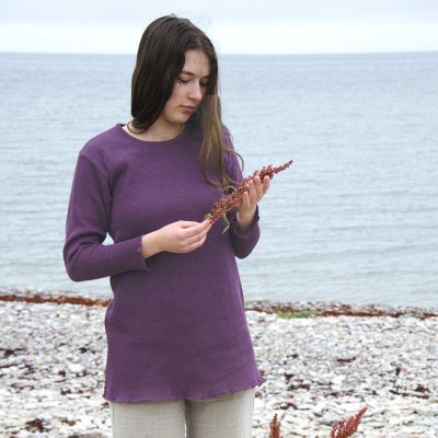 7064 - Long Linen sweater