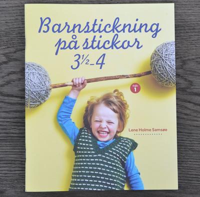 Bok ”Barnstickning på stickor nr 3½-4”