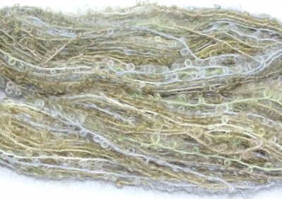 Mohairbouclé Strandsnäckor