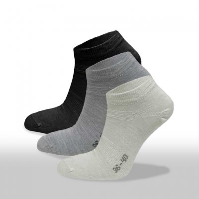 Low Sock Merino - Svart