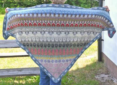 Yarn kit: Shawl 'Öland'